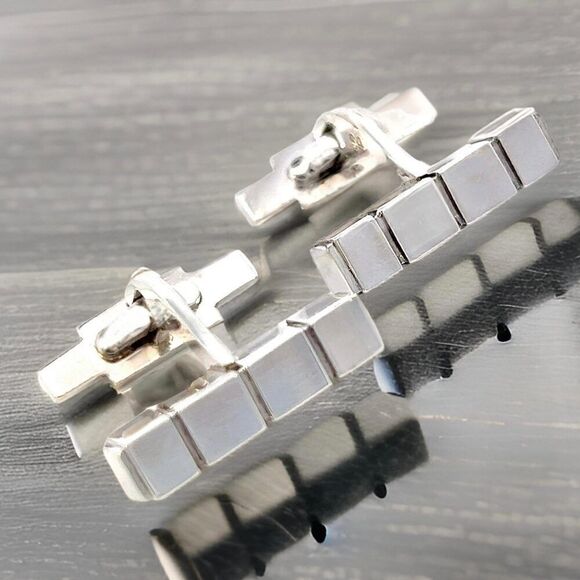 Georg Jensen Estate Mens Cufflinks Sterling Silver GJ29 - Picture 8 of 13